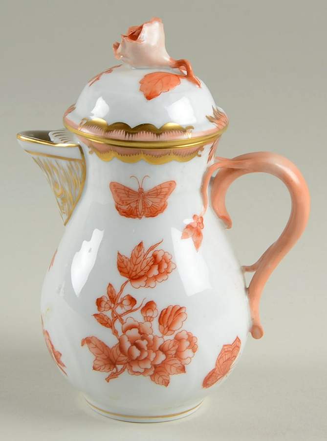 Fortuna (Vboh) Hot Water Jug & Lid by Herend-1