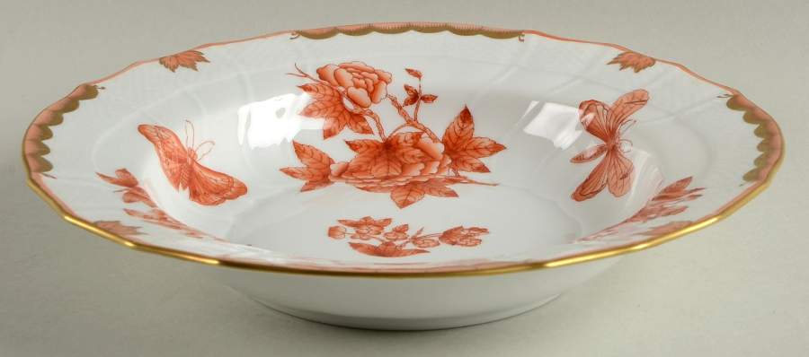 Fortuna (Vboh) Large Rim Soup Bowl by Herend-1