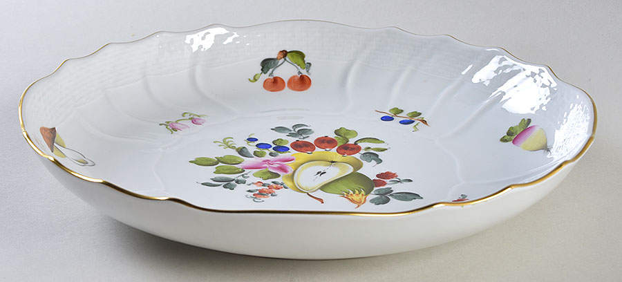 Fruits & Flowers (BFR) 10" Round Vegetable Bowl by Herend-1