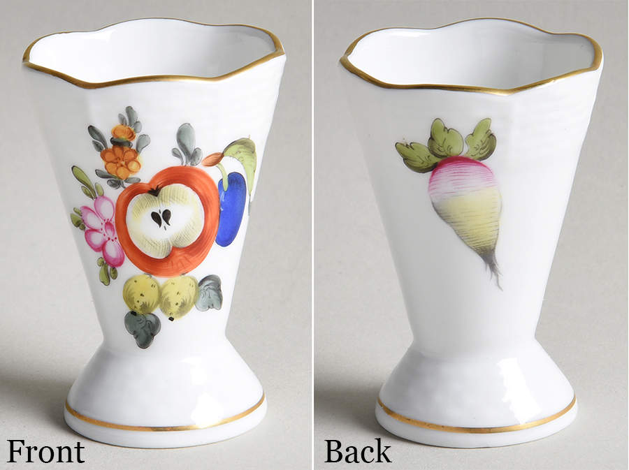 Fruits & Flowers (BFR) Toothpick Holder by Herend-1