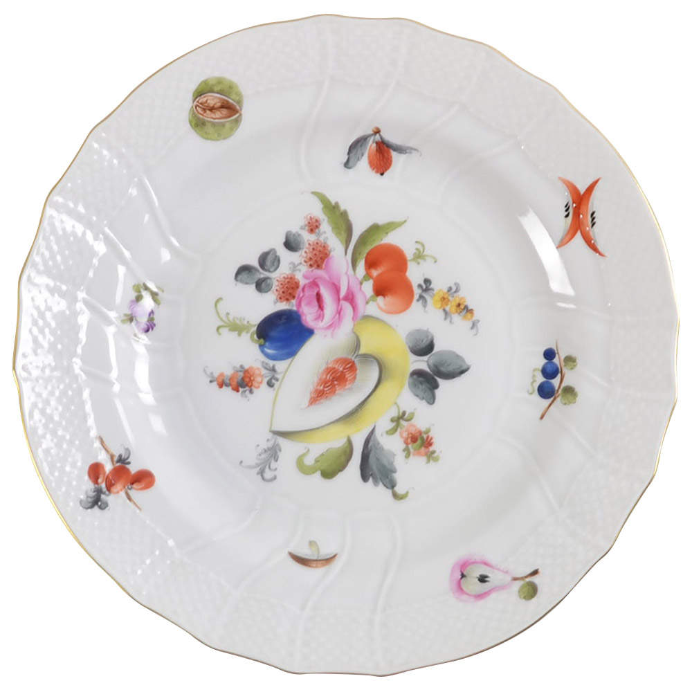 Fruits & Flowers (BFR) Dinner Plate by Herend-1