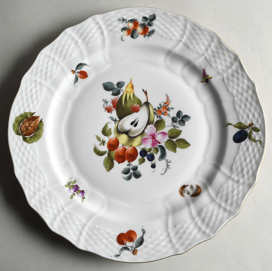 Fruits & Flowers (BFR) Service Plate (Charger) by Herend-1