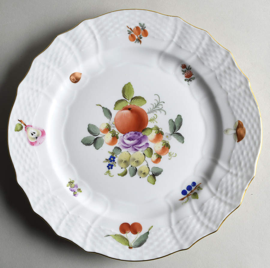 Fruits & Flowers (BFR) Service Plate (Charger) by Herend-1