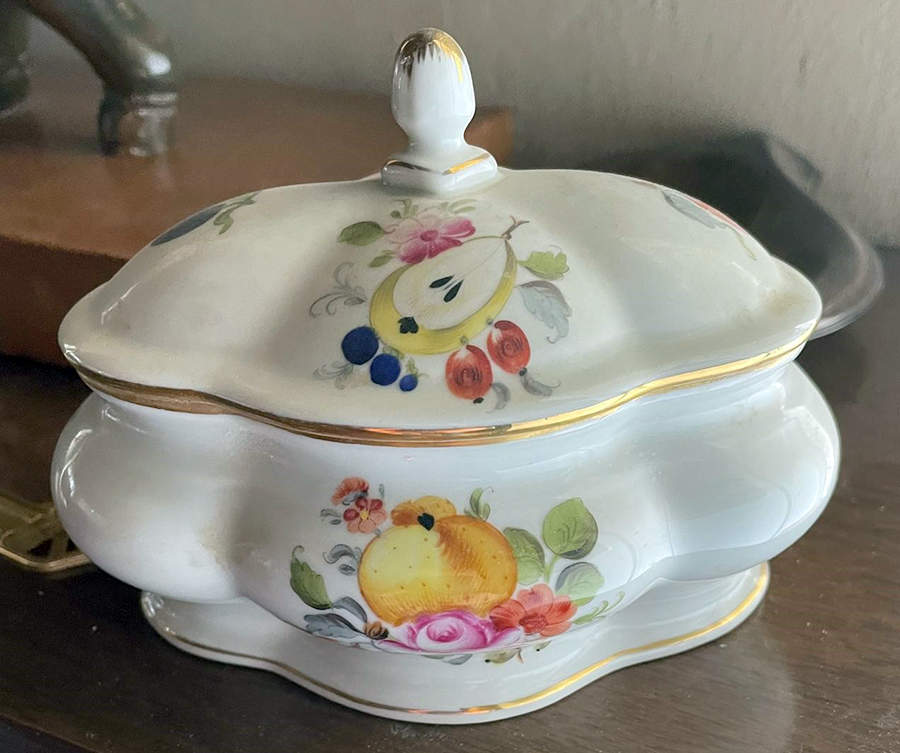 Fruits & Flowers (BFR) 4" Candy Box & Lid by Herend-1