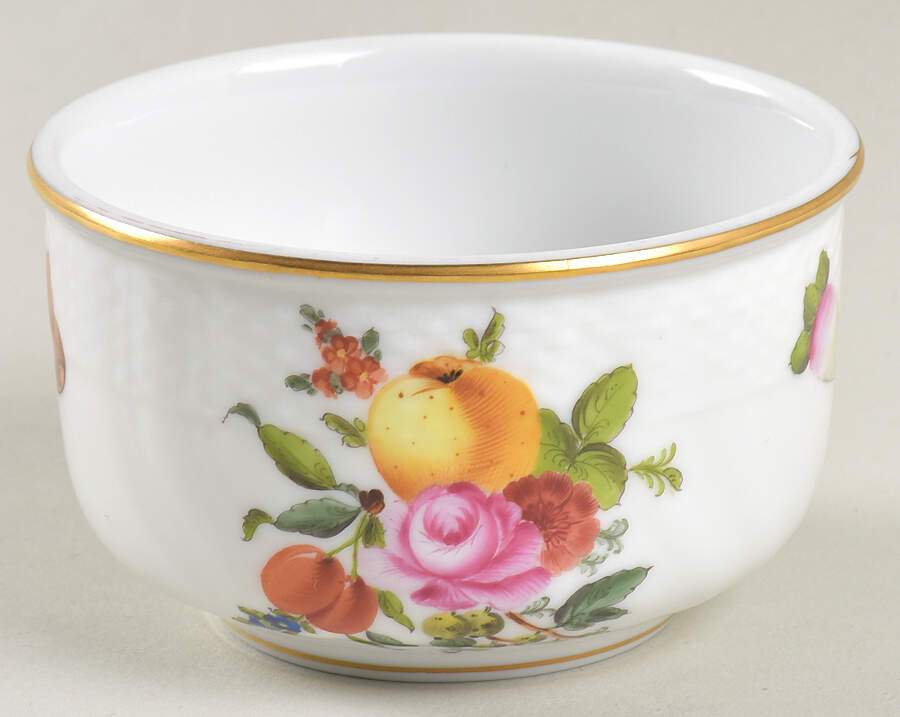 Fruits & Flowers (BFR) Mini Sugar Bowl No Lid by Herend-1
