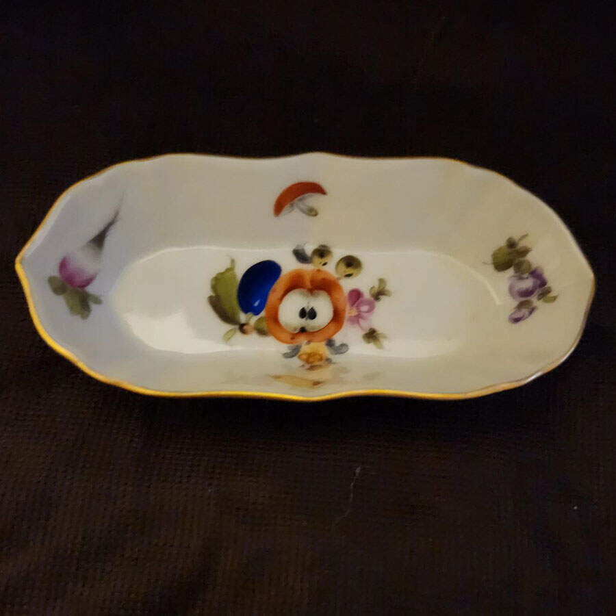 Fruits & Flowers (BFR) Pin Tray by Herend-1