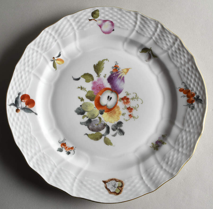 Fruits & Flowers (BFR) Service Plate (Charger) by Herend-1