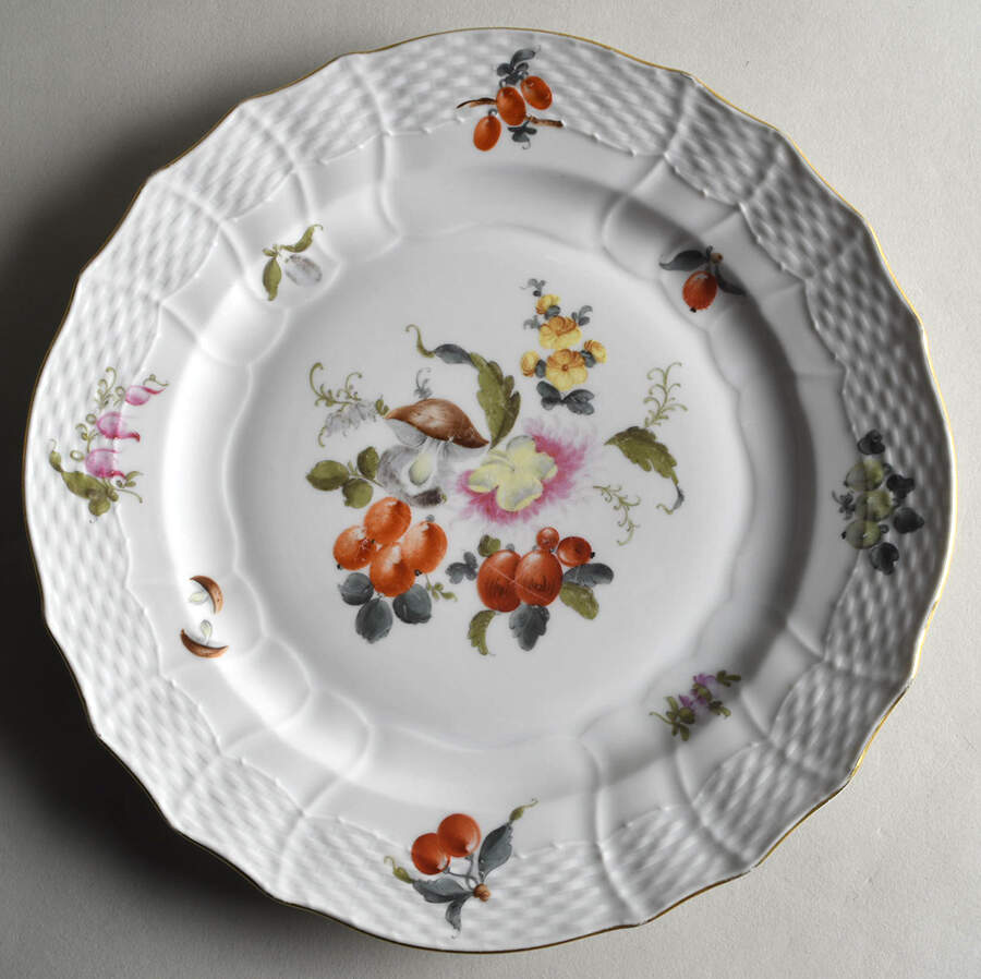 Fruits & Flowers (BFR) Service Plate (Charger) by Herend-1