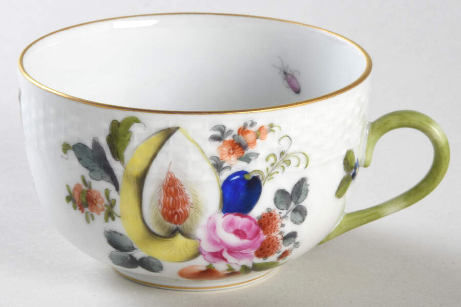 Fruits & Flowers (BFR) Flat Cup by Herend-1