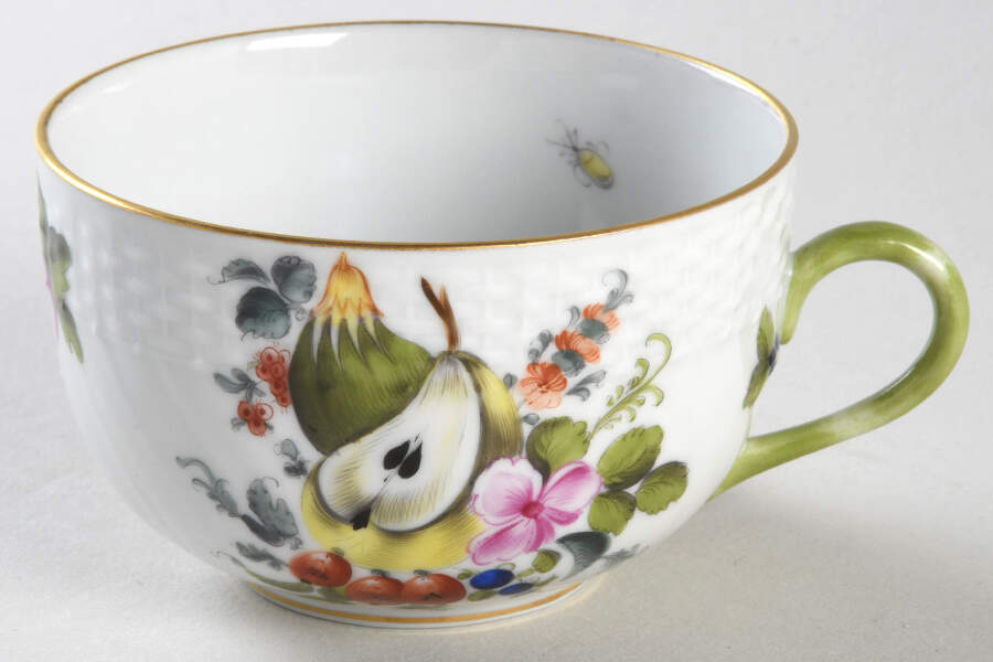 Fruits & Flowers (BFR) Flat Cup by Herend-1