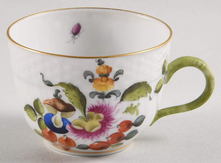 Fruits & Flowers (BFR) Flat Demitasse Cup by Herend-1