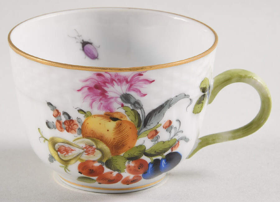 Fruits & Flowers (BFR) Flat Demitasse Cup by Herend-1