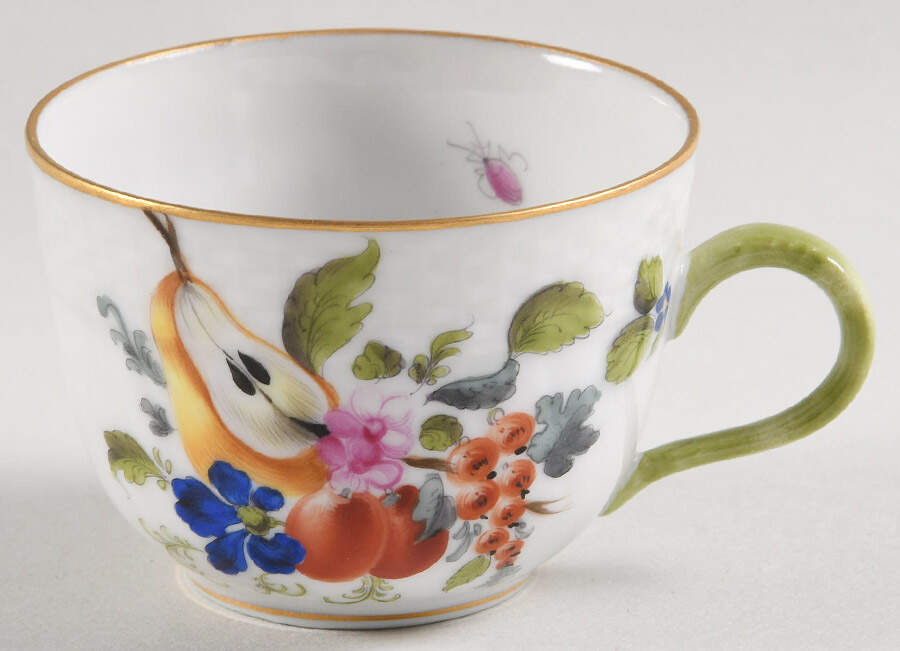 Fruits & Flowers (BFR) Flat Demitasse Cup by Herend-1