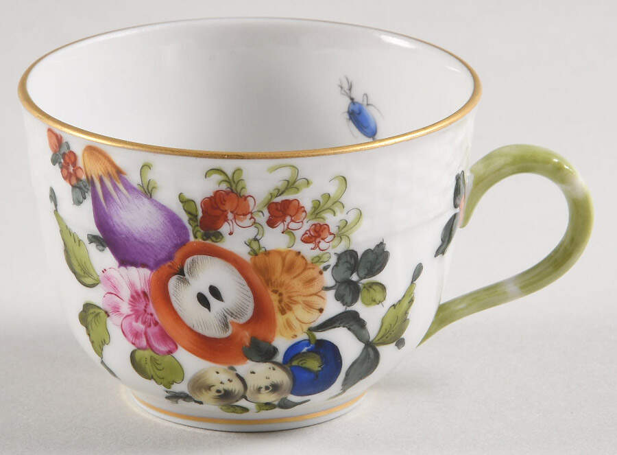 Fruits & Flowers (BFR) Flat Demitasse Cup by Herend-1