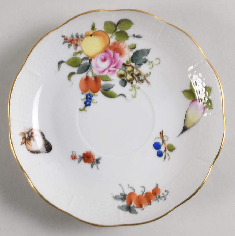 Fruits & Flowers (BFR) Saucer for Flat Cream Soup Bowl by Herend-1