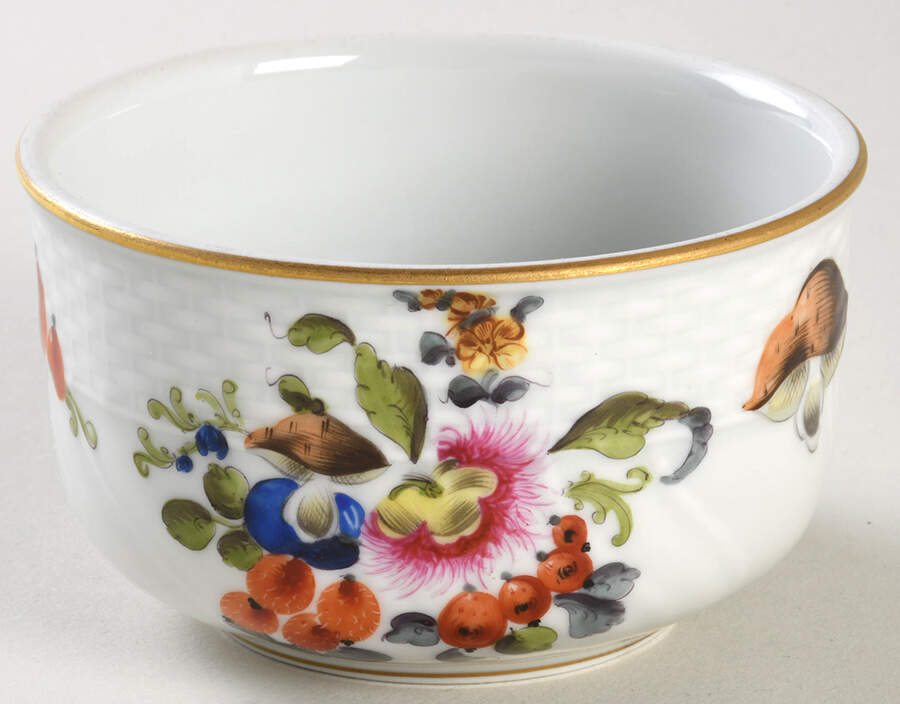 Fruits & Flowers (BFR) Sugar Bowl No Lid by Herend-1