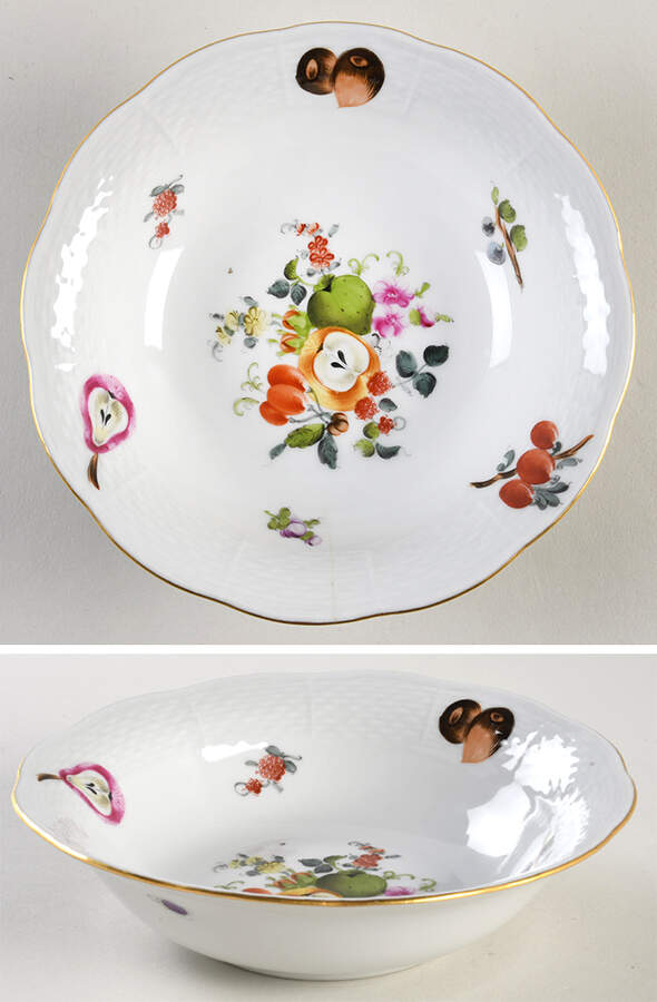 Fruits & Flowers (BFR) Oatmeal Bowl by Herend-1