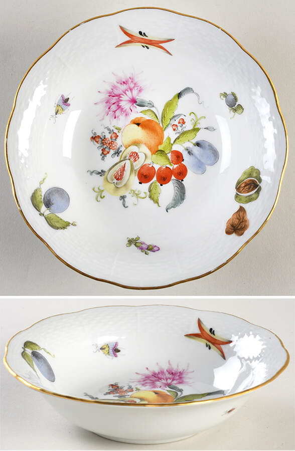 Fruits & Flowers (BFR) Oatmeal Bowl by Herend-1