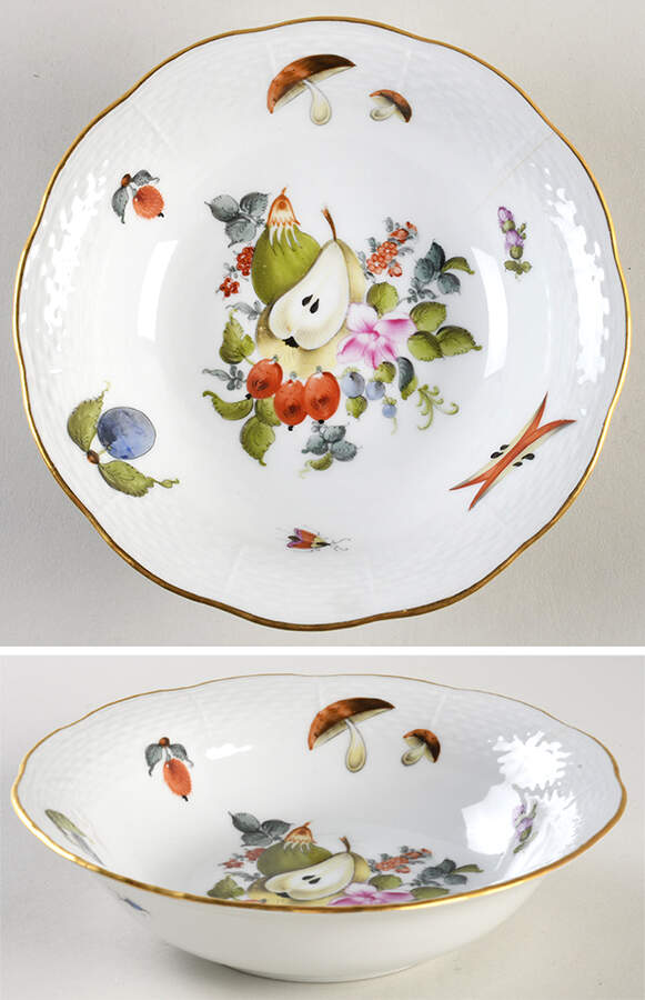 Fruits & Flowers (BFR) Oatmeal Bowl by Herend-1