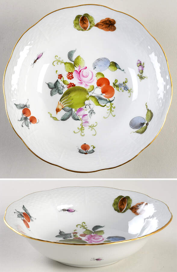 Fruits & Flowers (BFR) Oatmeal Bowl by Herend-1