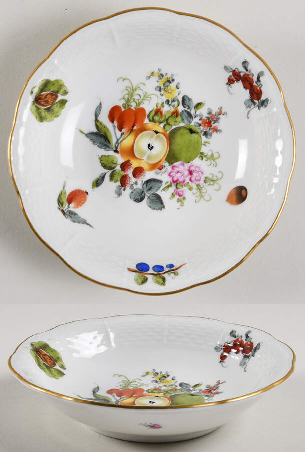 Fruits & Flowers (BFR) Fruit/Dessert (Sauce) Bowl by Herend-1