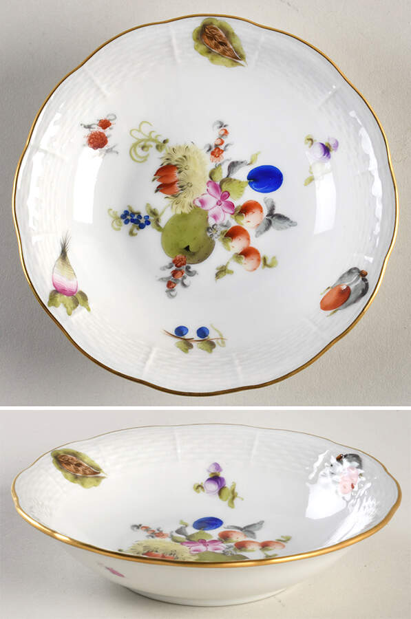 Fruits & Flowers (BFR) Fruit/Dessert (Sauce) Bowl by Herend-1