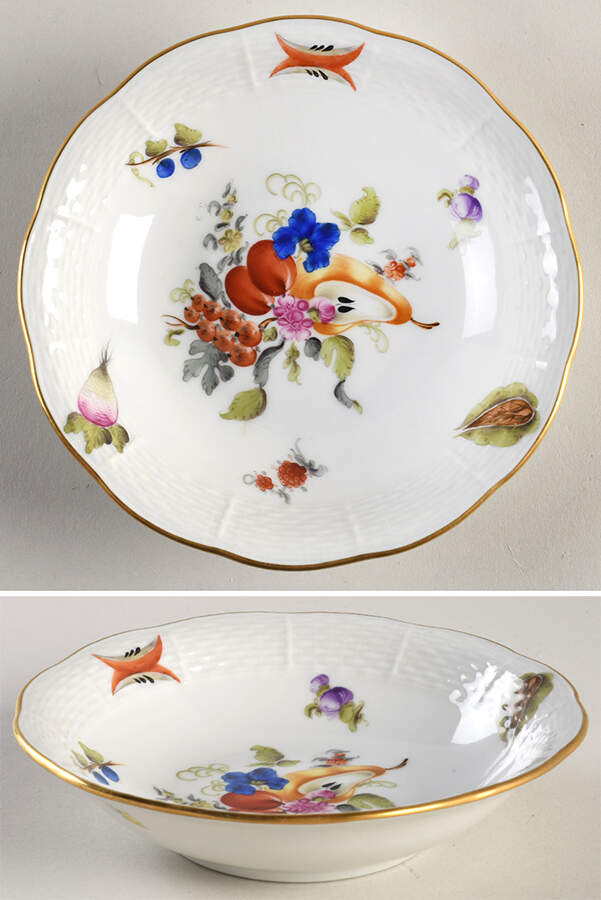Fruits & Flowers (BFR) Fruit/Dessert (Sauce) Bowl by Herend-1