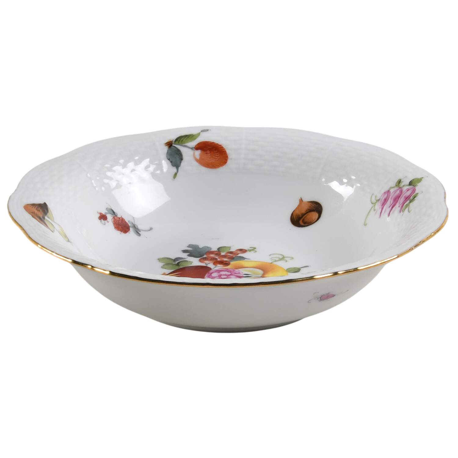 Fruits & Flowers (BFR) Oatmeal Bowl by Herend-1