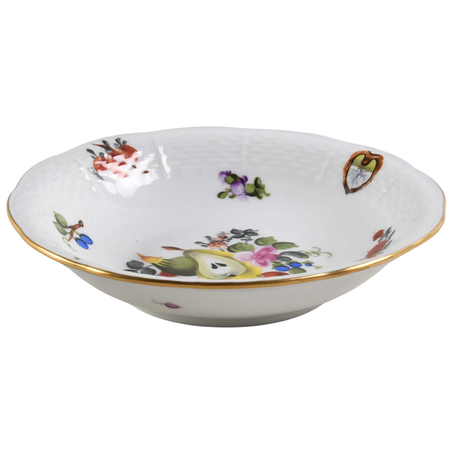 Fruits & Flowers (BFR) Fruit/Dessert (Sauce) Bowl by Herend-1