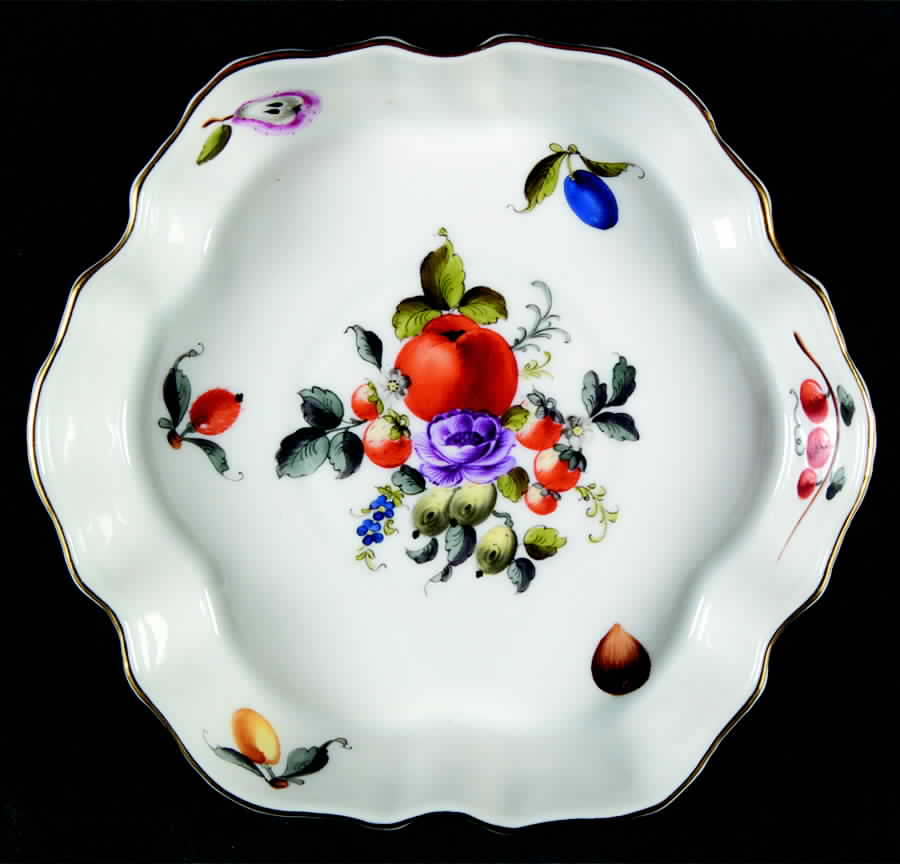 Fruits & Flowers (BFR) 6" Nut Dish by Herend-1