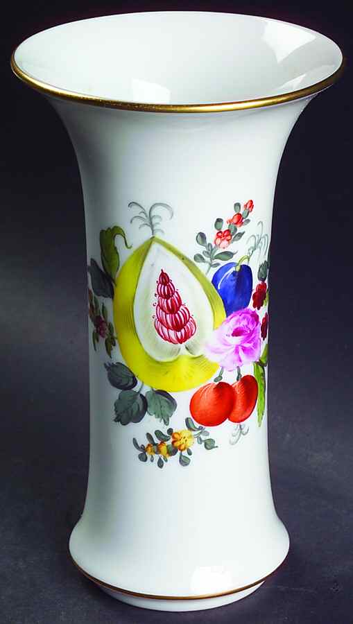 Fruits & Flowers (BFR) 6" Flared Vase by Herend-1