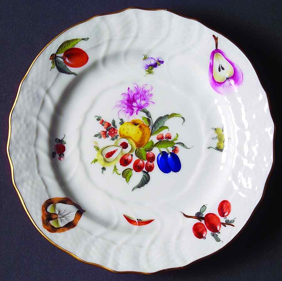 Fruits & Flowers (BFR) Bread & Butter Plate by Herend-1