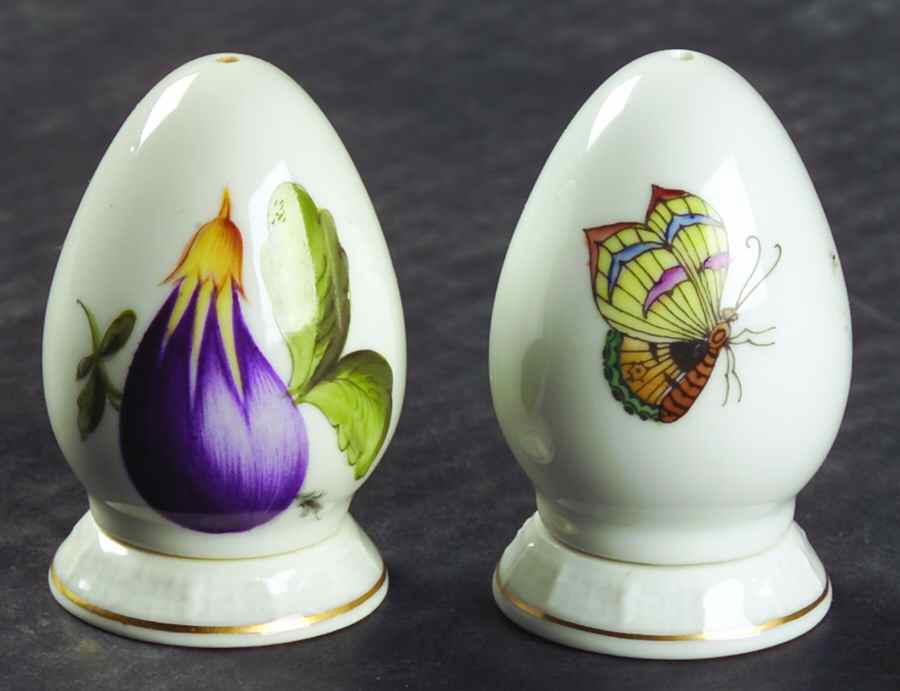 Fruits & Flowers (BFR) Salt & Pepper Set by Herend-1