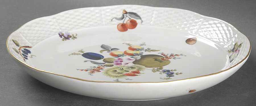 Fruits & Flowers (BFR) 9" Large Fruit/Salad Serving Bowl by Herend-1