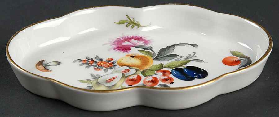 Fruits & Flowers (BFR) Tray by Herend-1