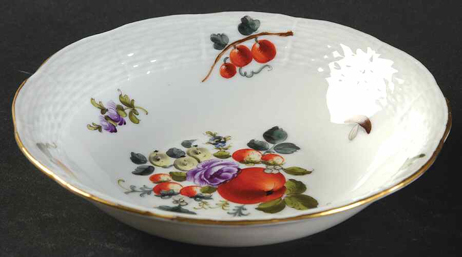 Fruits & Flowers (BFR) Fruit/Dessert (Sauce) Bowl by Herend-1