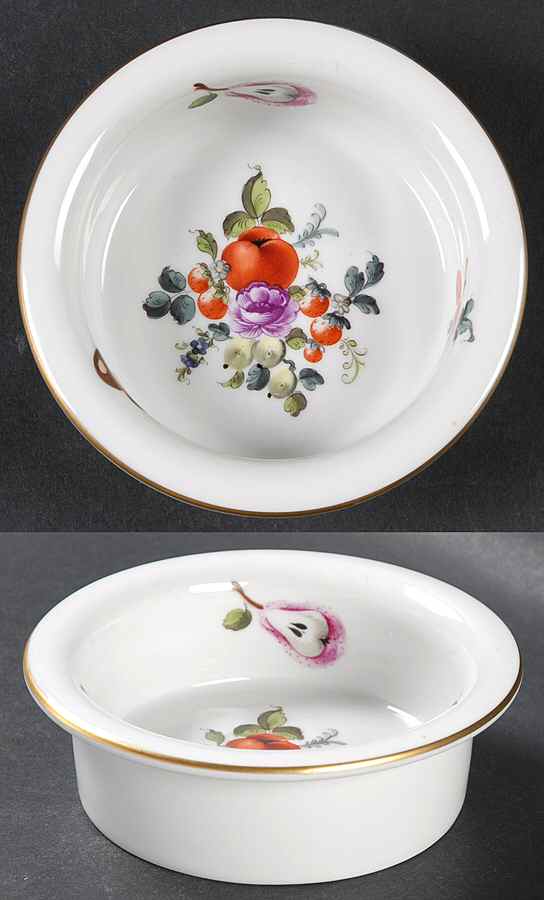 Fruits & Flowers (BFR) Center Piece for 7 Pc Hors D'Ouevre Set by Herend-1