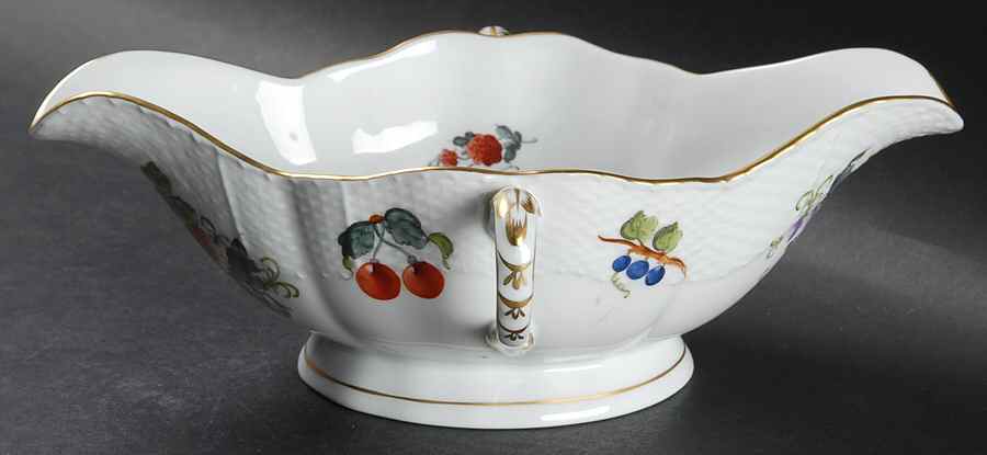 Fruits & Flowers (BFR) Open Sauce Boat by Herend-1