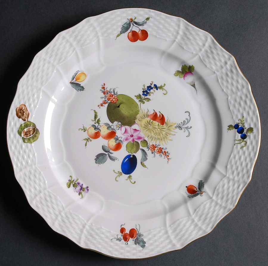 Fruits & Flowers (BFR) Service Plate (Charger) by Herend-1