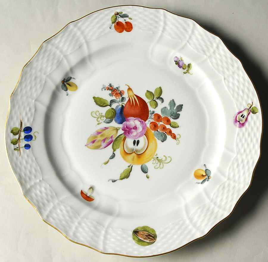 Fruits & Flowers (BFR) Service Plate (Charger) by Herend-1