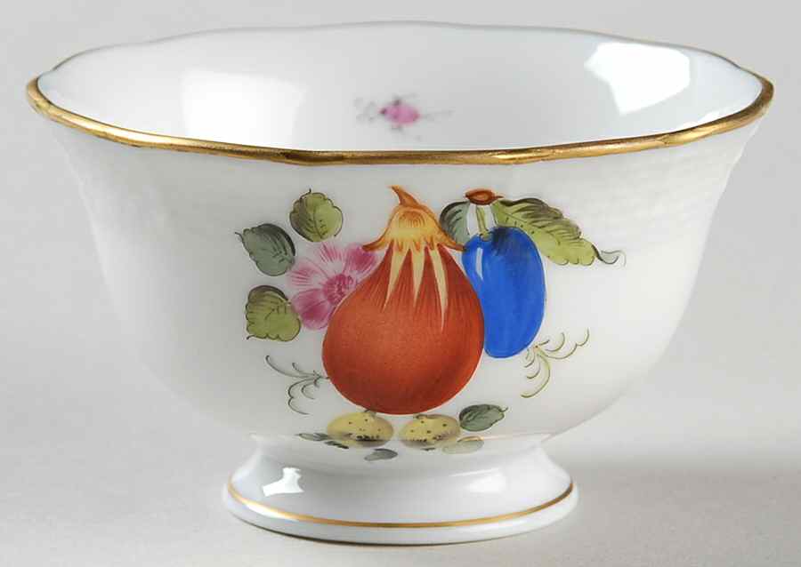 Fruits & Flowers (BFR) Individual Open Sugar Bowl by Herend-1