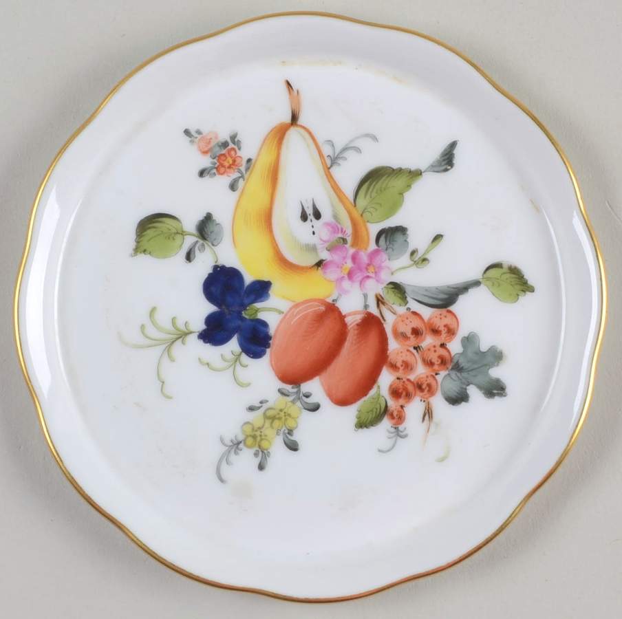 Fruits & Flowers (BFR) Coaster by Herend-1