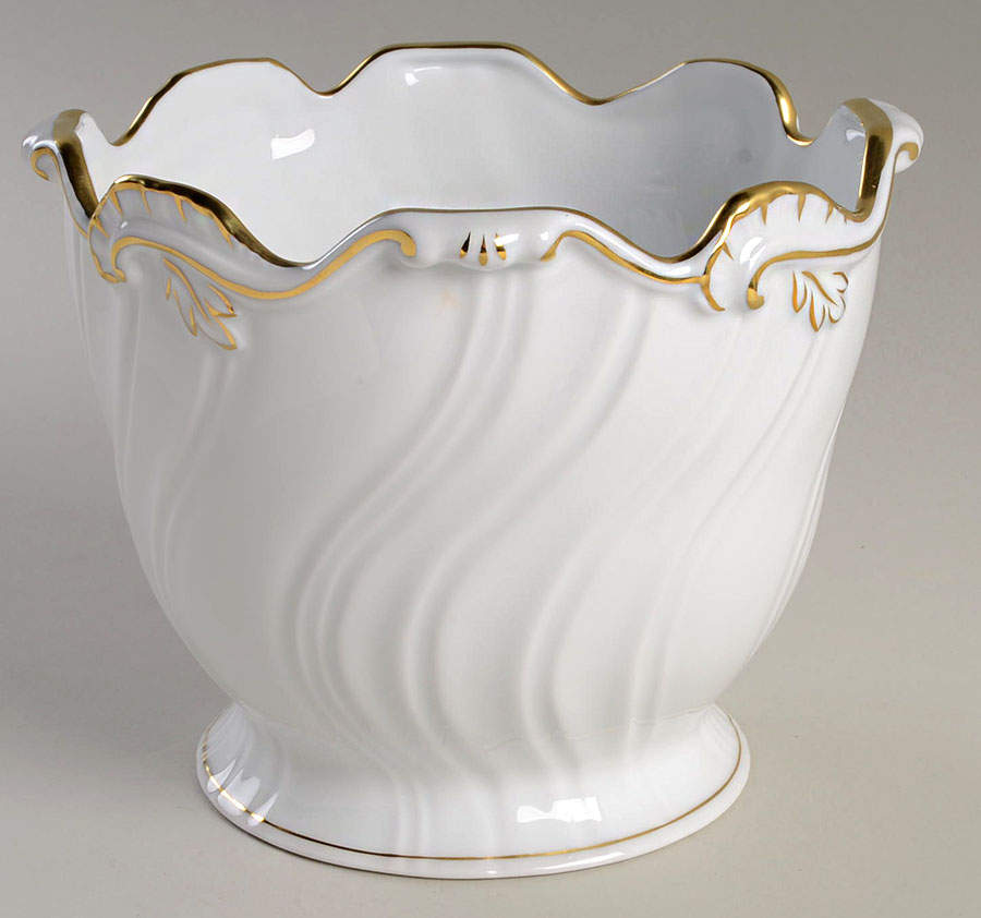 Golden Edge Newer (HDE) 6" Cachepot by Herend-1