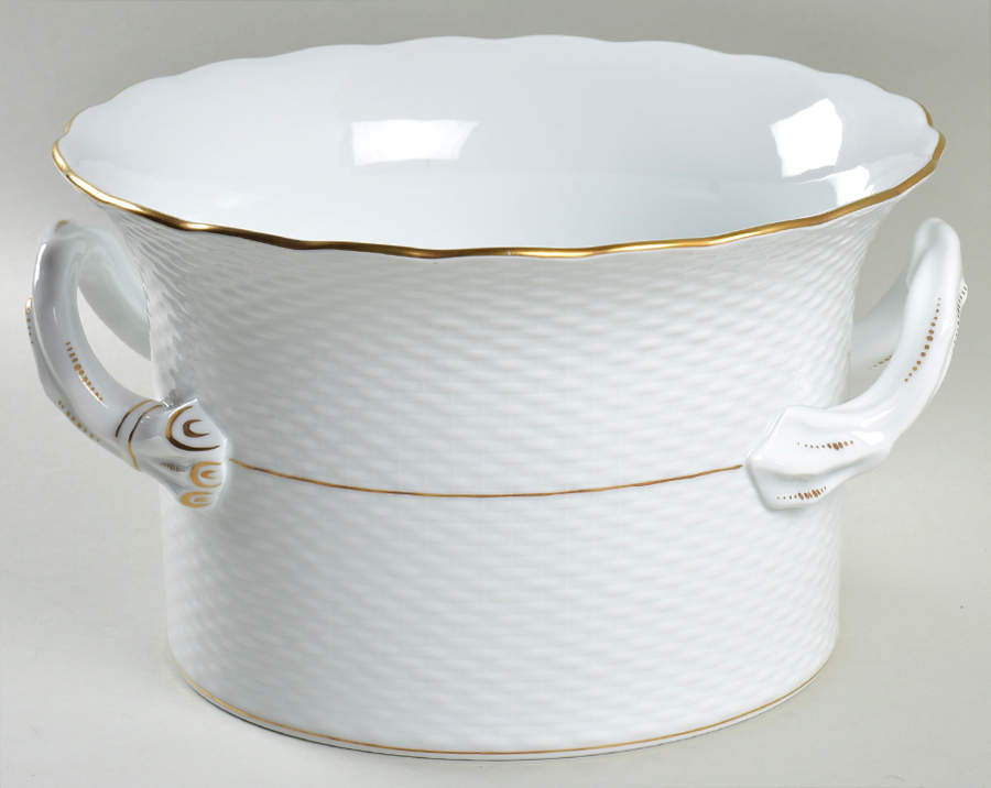 Golden Edge Newer (HDE) 6" Cachepot by Herend-1