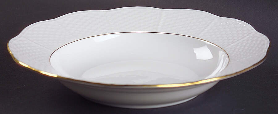 Golden Edge Newer (HDE) Rim Soup Bowl by Herend-1