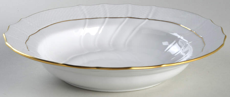 Golden Edge Newer (HDE) Large Rim Soup Bowl by Herend-1