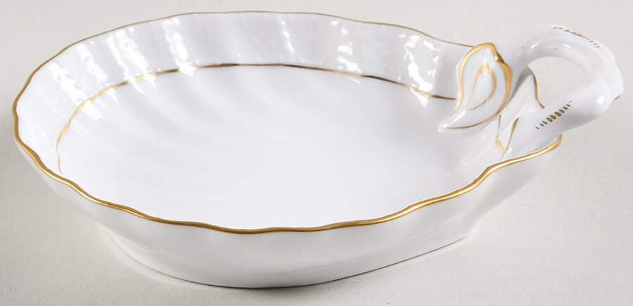 Golden Edge Newer (HDE) Shell Shape Bon Bon by Herend-1