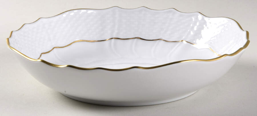 Golden Edge Newer (HDE) Individual Dinner Bowl by Herend-1