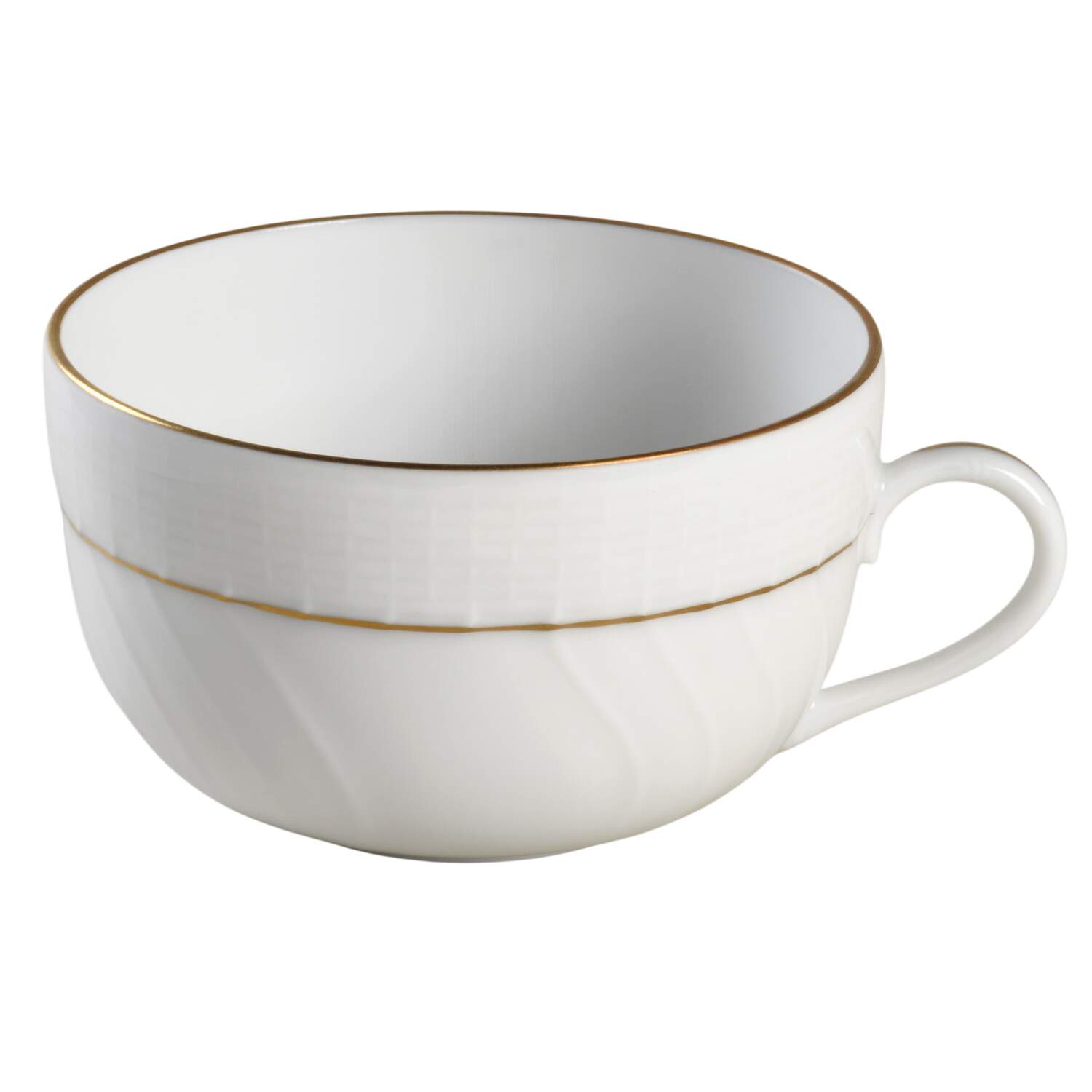 Golden Edge Newer (HDE) Flat Cup by Herend-1
