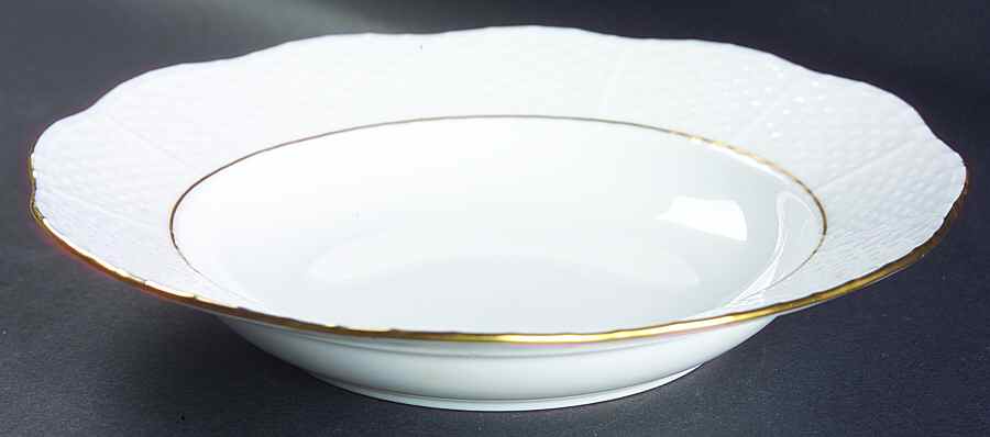 Golden Edge Newer (HDE) Rim Soup Bowl by Herend-1